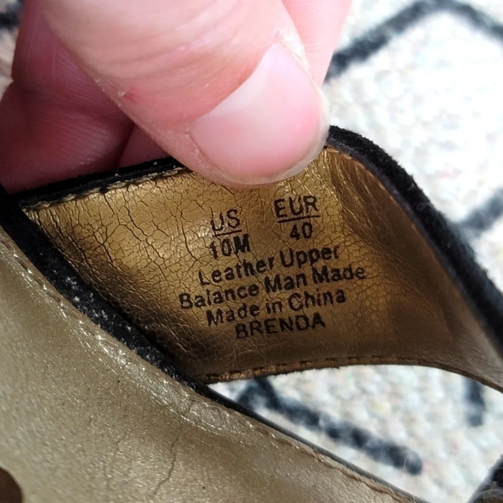 SAM EDELMAN BRENDA BLACK SUEDE ESPADRILLE WEDGES, SZ 10